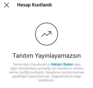 Meta Hesap Kısıtlandı Hatası
